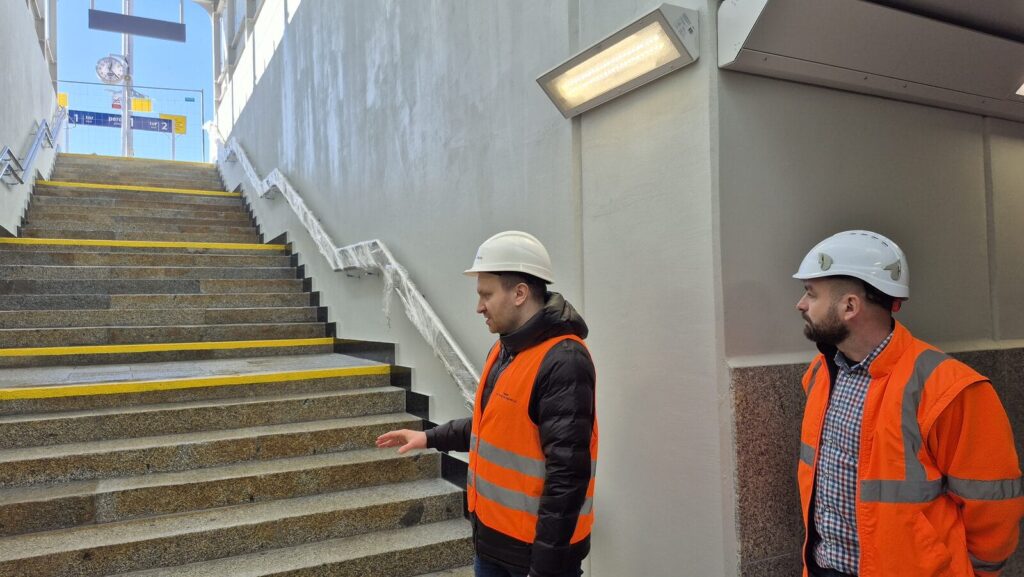 Pkp Otwiera Przejścia Podziemne Na Dworcu W Ostródzie. Koniec Inwestycji Coraz Bliżej