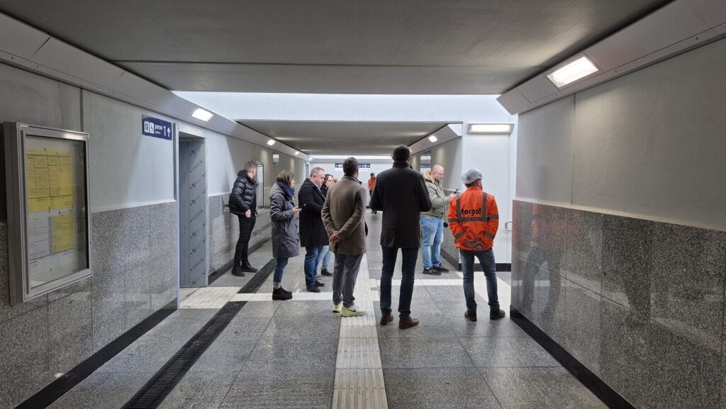 Pkp Otwiera Przejścia Podziemne Na Dworcu W Ostródzie. Koniec Inwestycji Coraz Bliżej