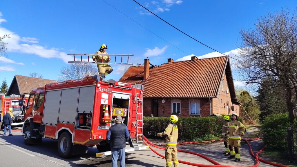 Pożar domu w Jankowcu w gminie Ostróda 3 Pożar Domu W Jankowcu W Gminie Ostróda