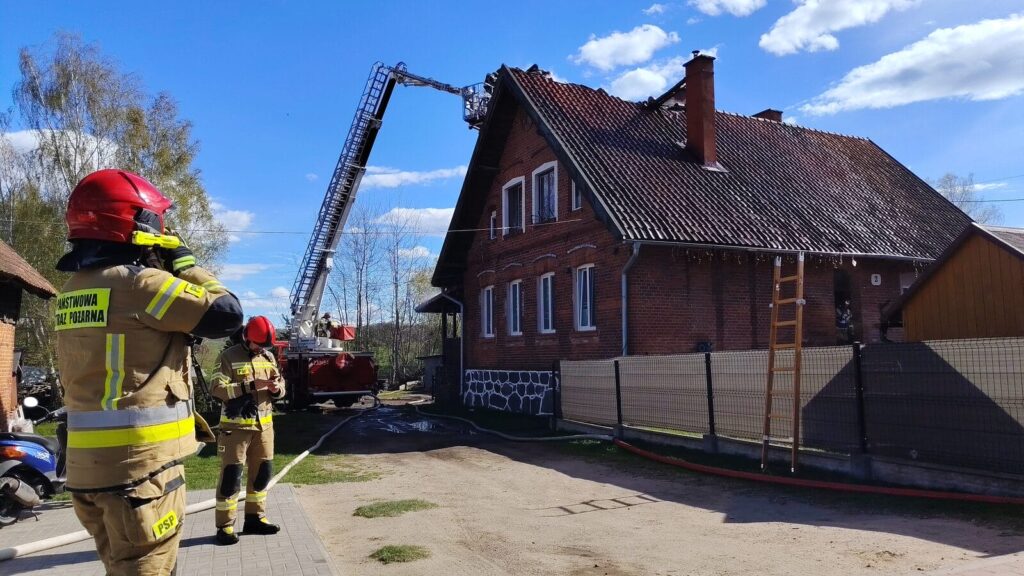Pożar domu w Jankowcu w gminie Ostróda 6 Pożar Domu W Jankowcu W Gminie Ostróda
