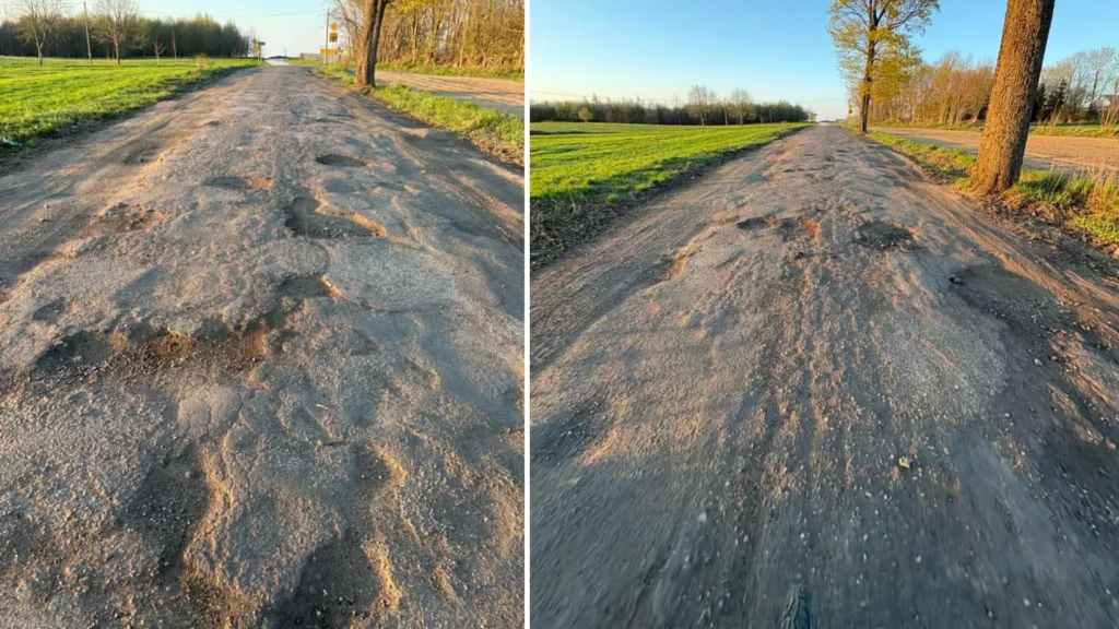 Gm. Dąbrówno: 4 kilometry za miliony zrobione. 350 metrów wciąż czeka – ruch po stronie radnych 3 Dabrówno - Lewałd Wielki