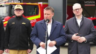 Minister Marcin Kierwiński w Morągu — rządowe inwestycje w ochronę cywilną