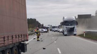 Wypadek na drodze S7 w Piłakwach. Są utrudnienia!
