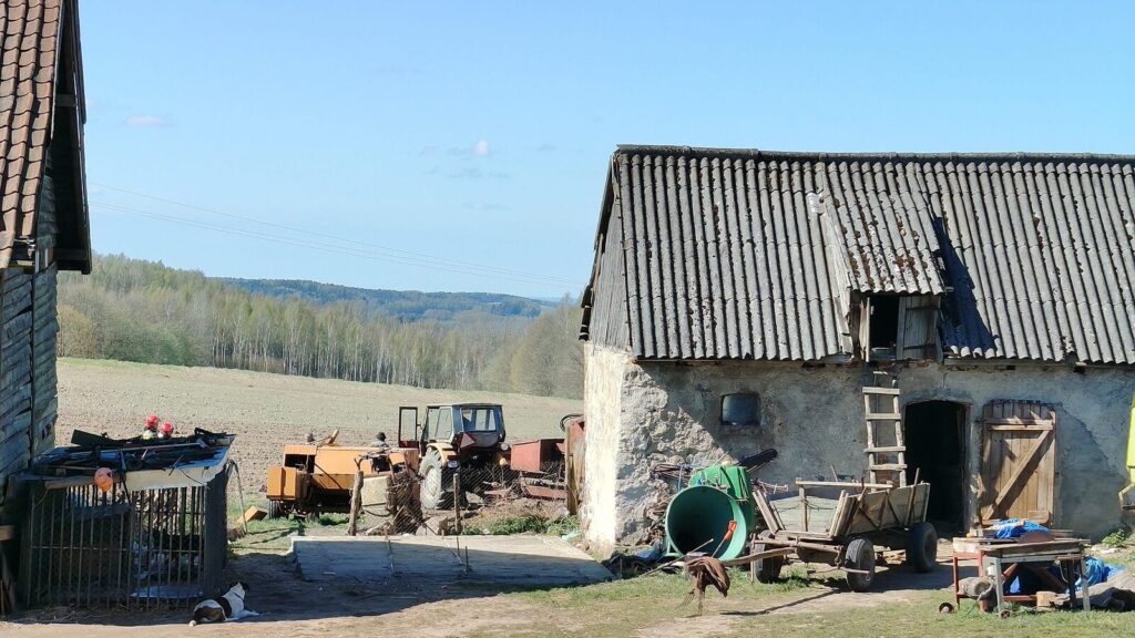 Pożar W Wysokiej Wsi W Gminie Ostróda
