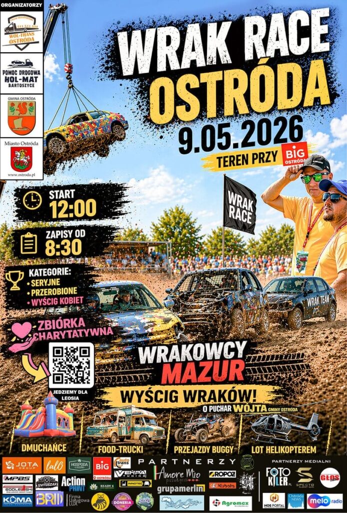 Charytatywny Wrak Race Ostróda 2026 4 Charytatywny Wrak Race Ostróda 2026