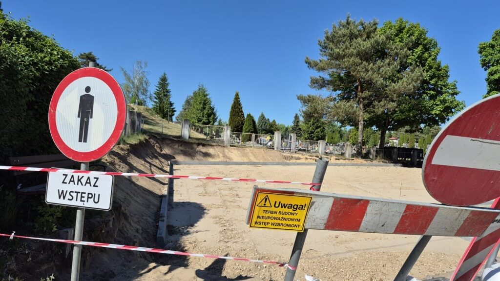 Prace przy rozbudowie cmentarza w Ostródzie, wiemy co dalej z inwestycją!