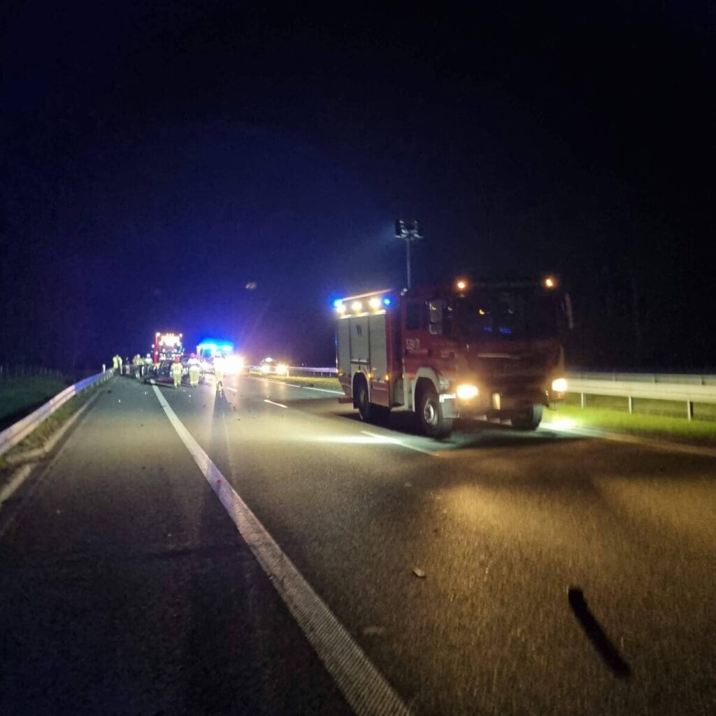 Nocny wypadek na S7 w Małdytach 5 Nocny Wypadek Na S7 W Małdytach