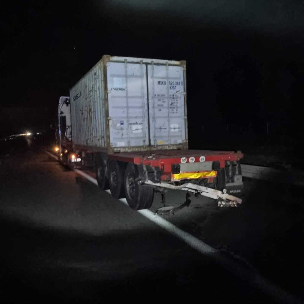 Nocny wypadek na S7 w Małdytach 3 Nocny Wypadek Na S7 W Małdytach