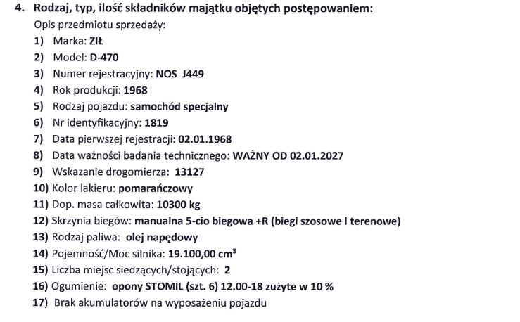 ZIŁ na sprzedaż — Zarząd Dróg Powiatowych w Ostródzie sprzedaje legendarny pojazd 2 Ził Na Sprzedaż — Zarząd Dróg Powiatowych W Ostródzie Sprzedaje Legendarny Pojazd