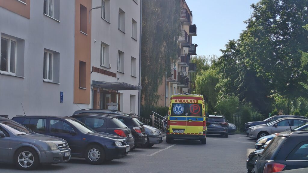 Potrącenie Na Ulicy Grunwaldzkiej W Ostródzie