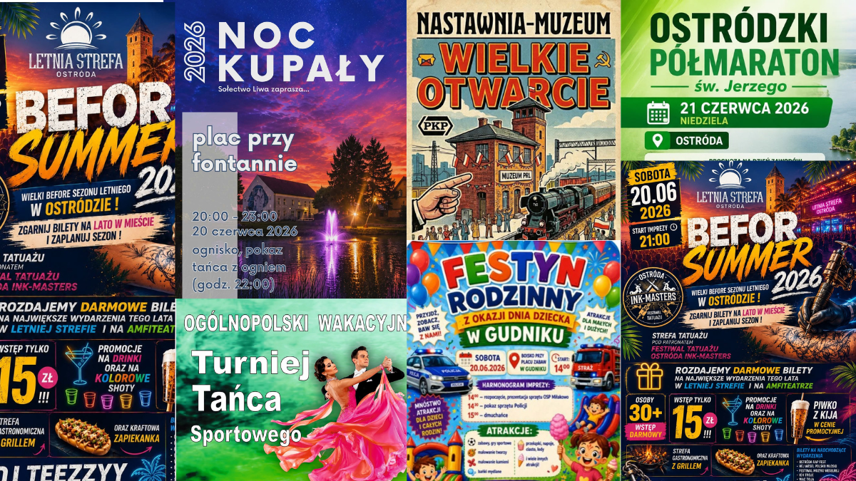 Koncerty, Wydarzenia I Imprezy W Powiecie Ostródzkim — Niezbędnik Kulturalny 19-21.06