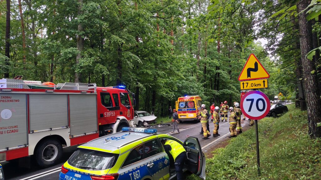 Wypadek Na Drodze Krajowej Numer 16 W Zawadach Małych