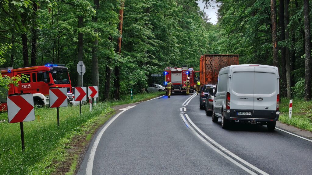 Wypadek Na Drodze Krajowej Numer 16 W Zawadach Małych
