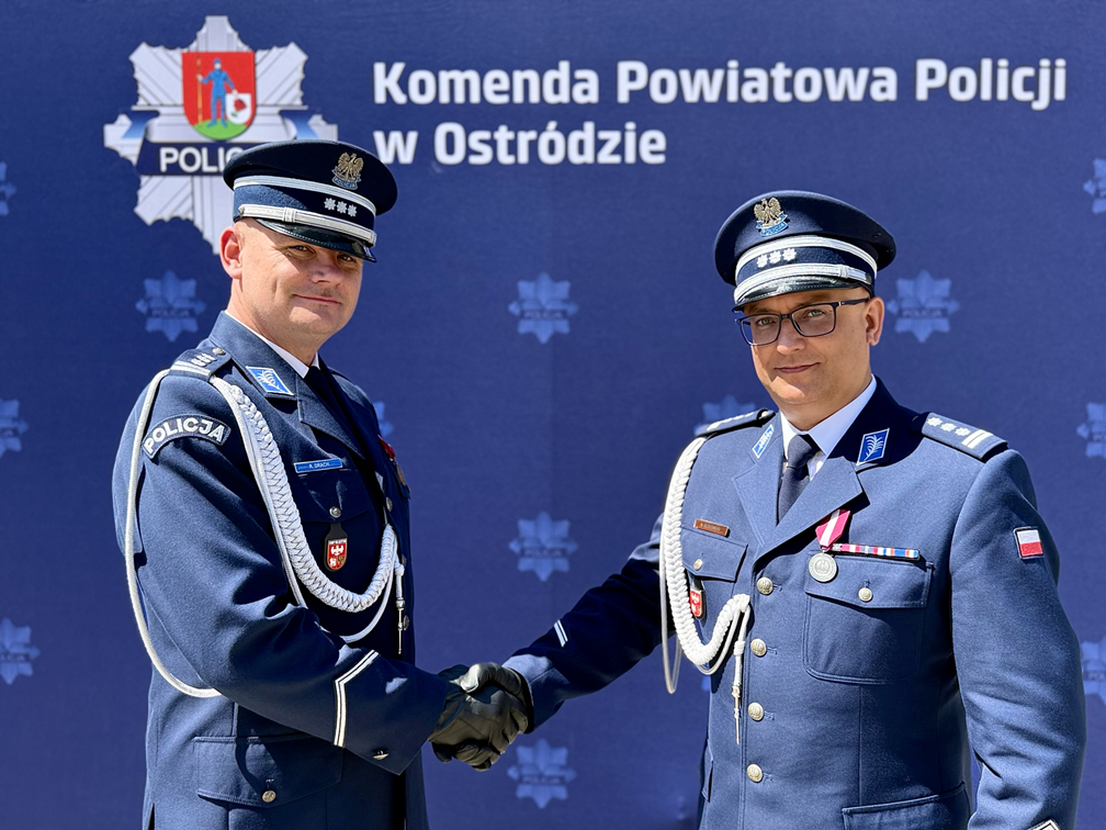Uroczyste Święto Policji w Ostródzie - podziękowanie za służbę i codzienną gotowość do działania 19 Uroczyste Święto Policji W Ostródzie