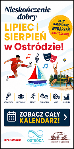 Program wydarzeń imprez lipiec sierpień w Ostródzie