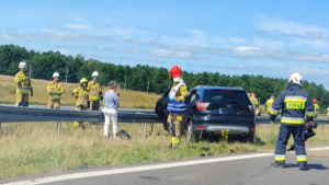 Wypadek na ekspresowej 7 w Grabinie w Gminie Ostróda 41 Wypadek Na Ekspresowej 7 W Grabinie W Gminie Ostróda