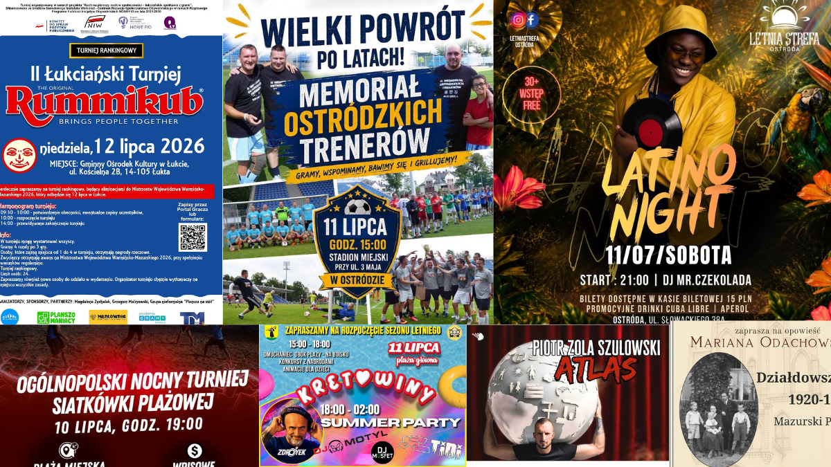 Koncerty, Wydarzenia I Imprezy W Powiecie Ostródzkim — Niezbędnik Kulturalny 10-12.07