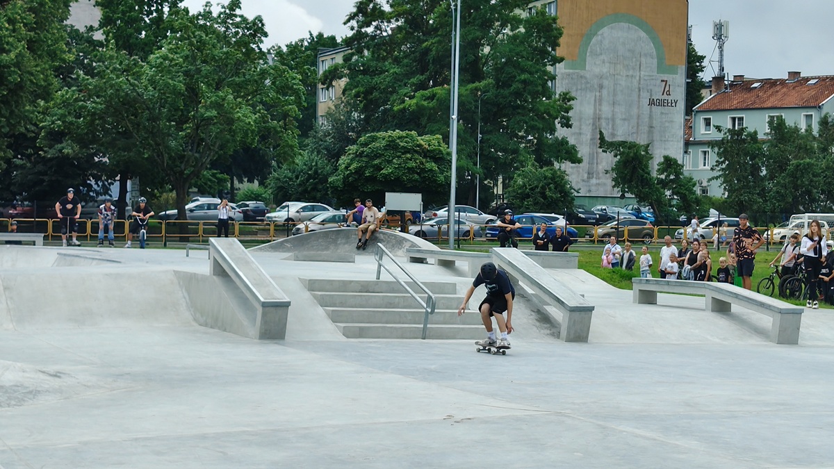 Skate Park W Ostródzie Otwarty! Na Wydarzeniu Tłumy Młodych Ostródzian