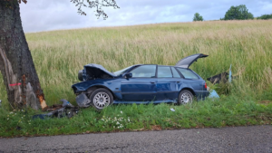 Wypadek Na Drodze Warny - Stare Bolity W Gminie Miłakowo