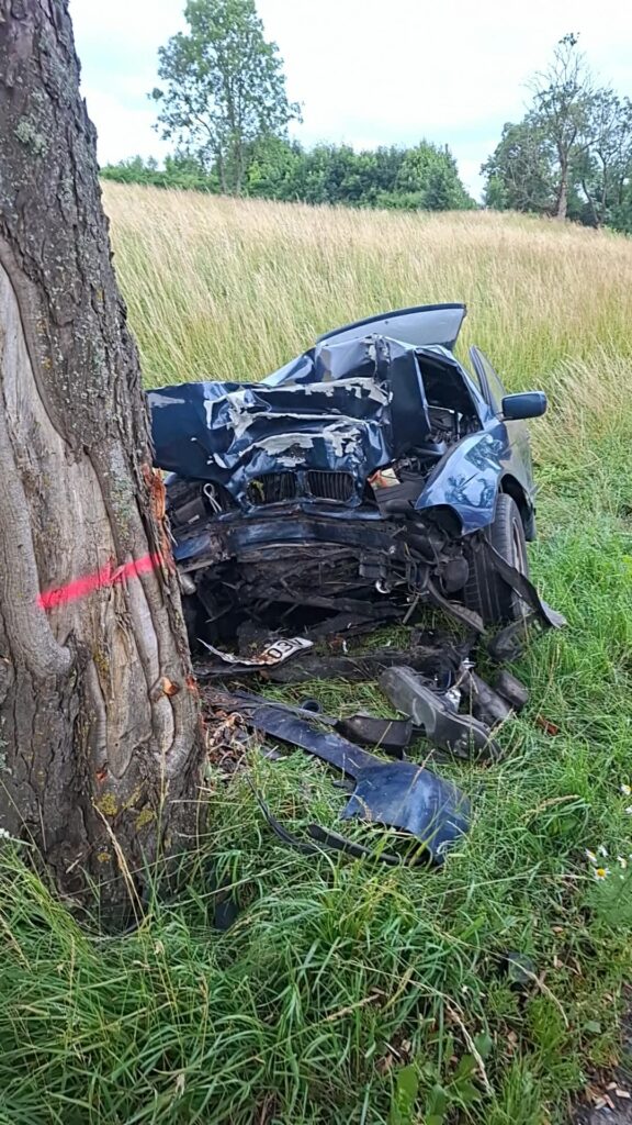 Wypadek Na Drodze Warny - Stare Bolity W Gminie Miłakowo
