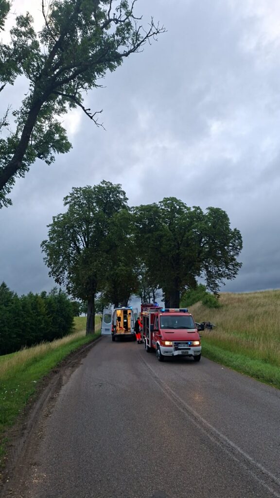 Wypadek Na Drodze Warny - Stare Bolity W Gminie Miłakowo