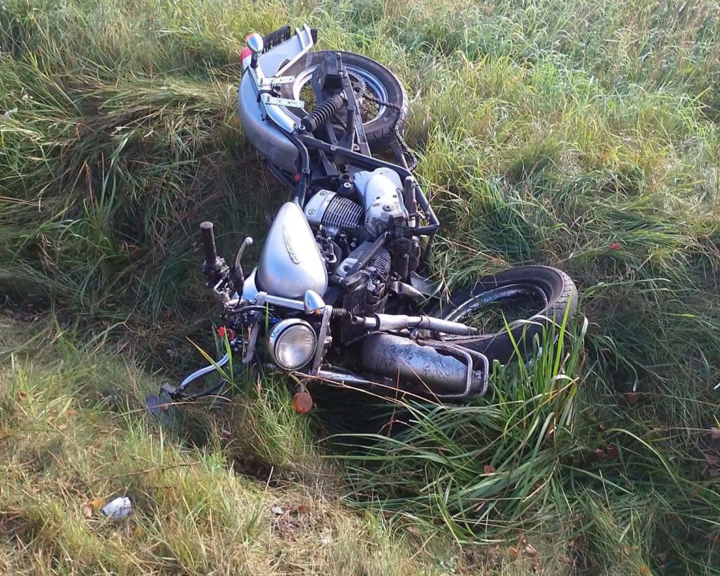 Zderzenie Motocykla I Samochodu Osobowego W Łukcie
