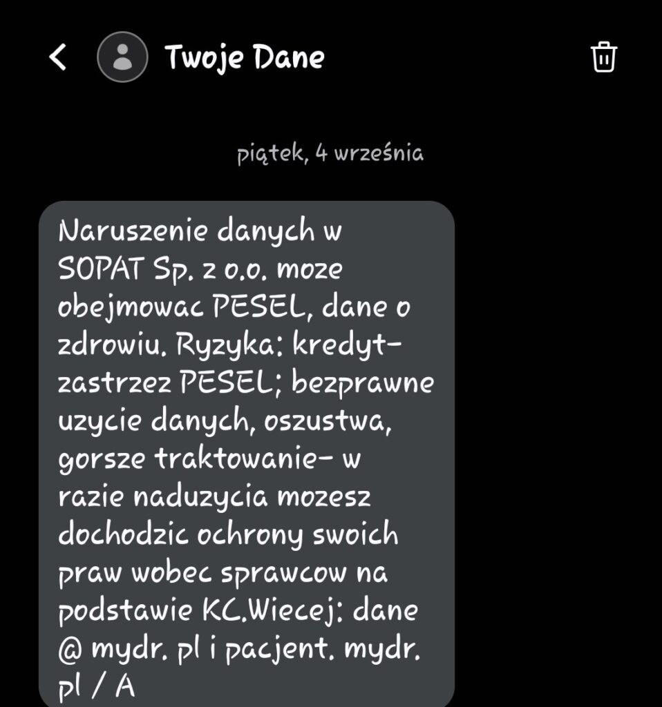 Wyciek danych z MyDr. Przychodnie z powiatu ostródzkiego korzystały z tego systemu 3 Wyciek Danych Z Mydr. Przychodnie Z Powiatu Ostródzkiego Korzystały Z Tego Systemu