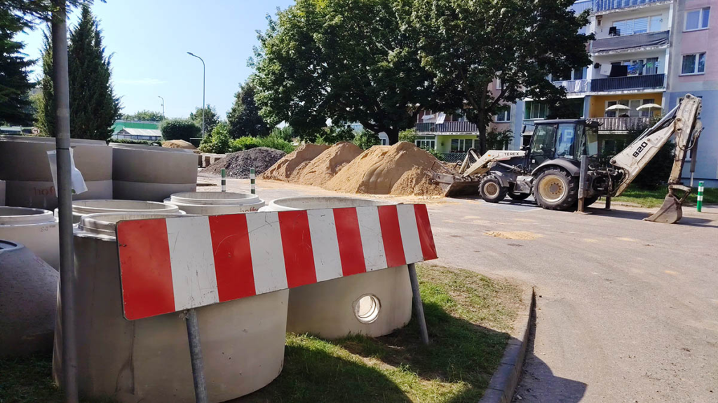 Ruszyła przebudowa ulicy Osiedle Młodych. Utrudnienia przy SP6 i przedszkolu „Remiś” 18 Remont ul. Osiedle Młodych
