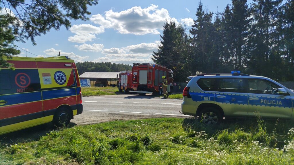 Mężczyzna Wpadł Do Studni W Wirwajdach W Gminie Ostróda. Lądował Śmigłowiec Lpr! 
