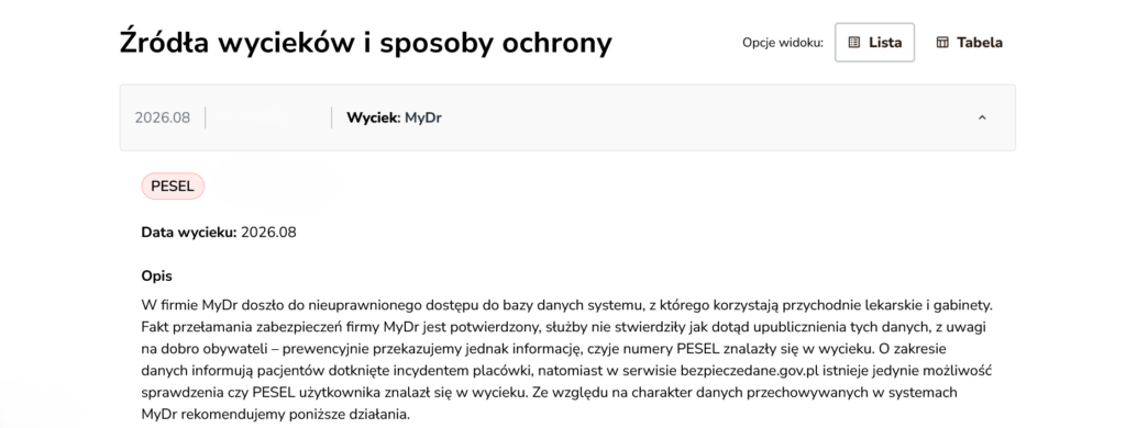 Wyciek danych z MyDr. Przychodnie z powiatu ostródzkiego korzystały z tego systemu 2 Wyciek Danych Z Mydr. Przychodnie Z Powiatu Ostródzkiego Korzystały Z Tego Systemu