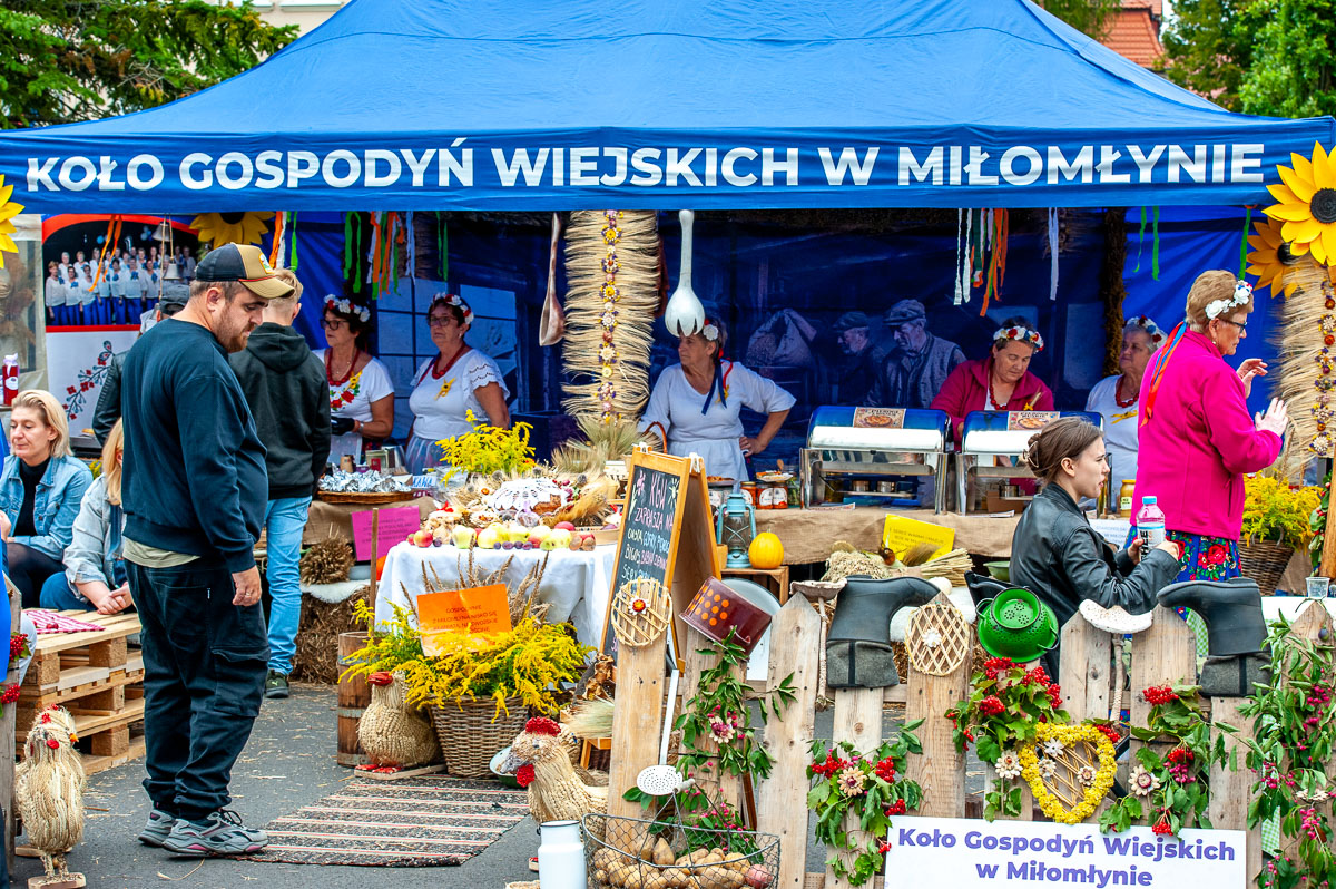 Stoisko Koła Gospodyń Wiejskich W Miłomłynie Podczas DożynekXxv Dożynki Powiatu Ostródzkiego 2026