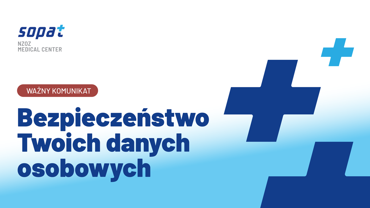 SOPAT przekazuje pełną informację w sprawie wycieku danych z MyDr. 1 Sopat