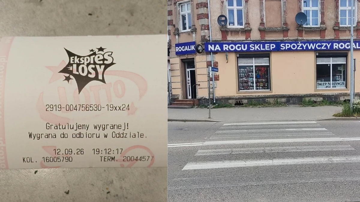 Ostródzianin wygrał 4 tysiące złotych w Lotto. Los kupił w sklepie Rogalik 1 Ostródzianin Wygrał 4 Tysiące Złotych W Lotto. Los Kupił W Sklepie Rogalik