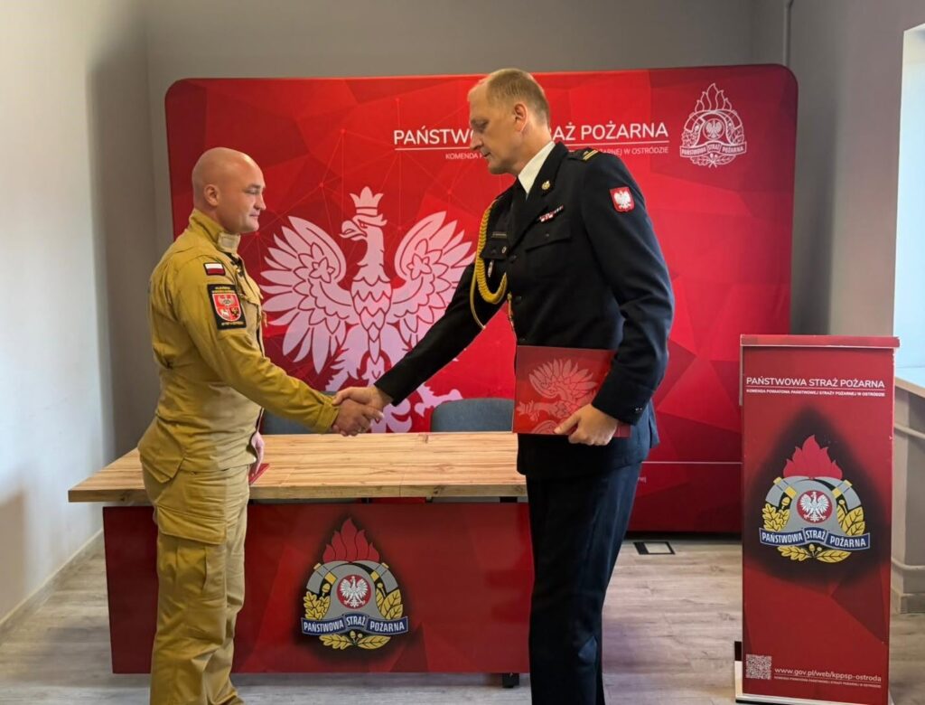 Witajcie Na Służbie! Psp Ostróda Ma Dwóch Nowych Strażaków