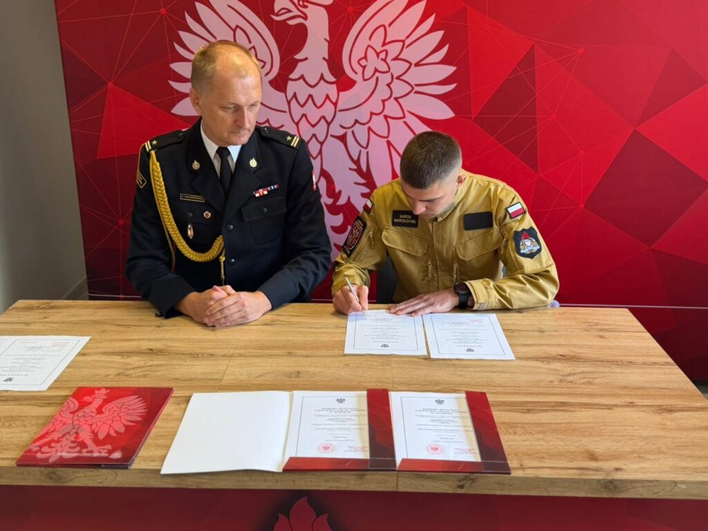 Witajcie Na Służbie! Psp Ostróda Ma Dwóch Nowych Strażaków